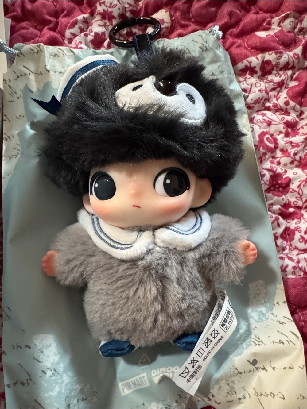 Dimoo the secret theater Plush Sailor Doll Keychain - Cute penguin
